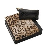 Zestaw SPFK303 - etui na klucze SEK228 "Safari" + szal SFG303 "Animal"