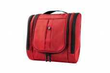Kosmetyczka  z rączką do powieszenia HANGING TOILETRY KIT, czerwona