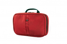 Kosmetyczka ZIP-AROUND TRAVEL KIT, czerwona
