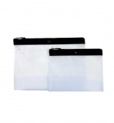 Zestaw saszetek wodoodpornych SET OF TWO SPILL-RESISTANT POUCHES, czarny