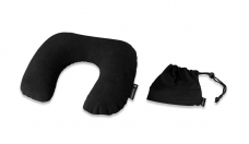 Dmuchana poduszka podróżna DELUXE INFLATABLE TRAVEL, czarna