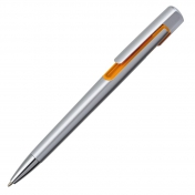 Długopis Novel, pomarańczowy/srebrny
